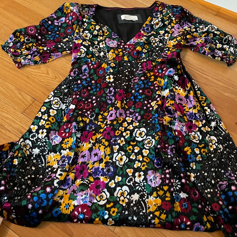 Anthropologie flower dress